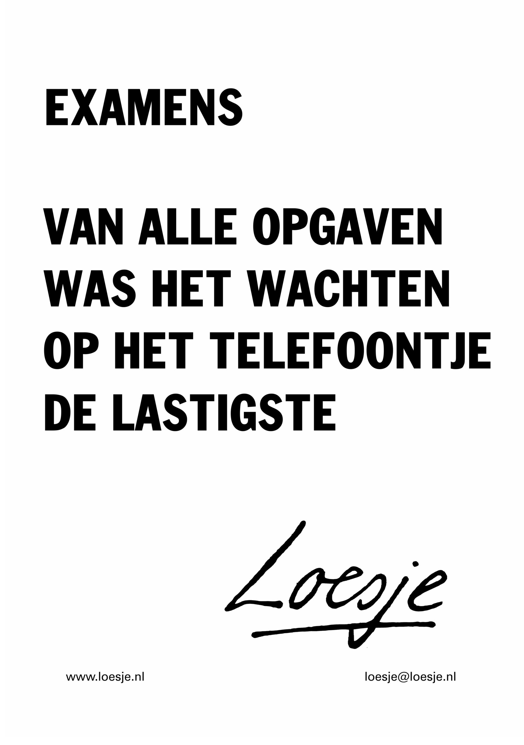 Examenuitslag Examenuitslag