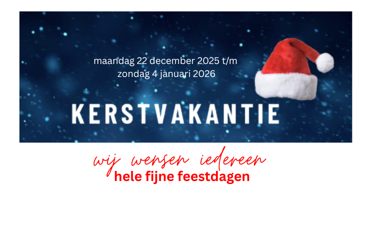 Kerstvakantie is begonnen!