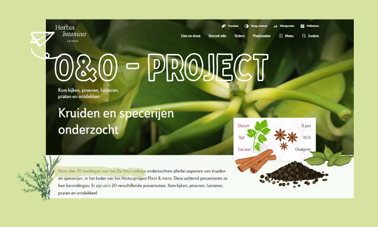 O&O in de Hortus