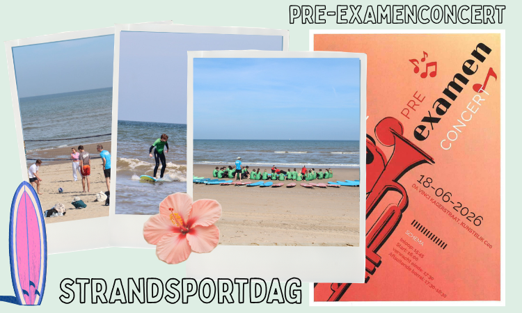 Strandsportdag & pre-examenconcert